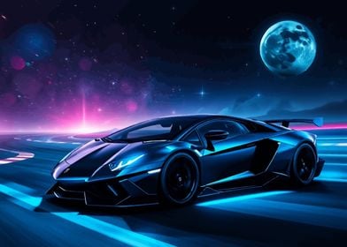 Lamborghini in Space