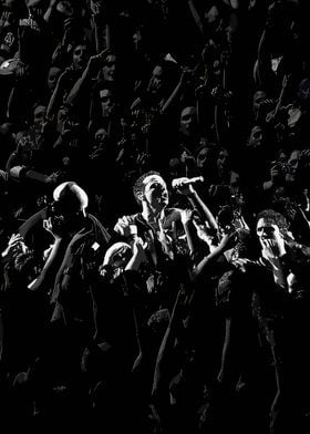 Concert Crowd Silhouettes