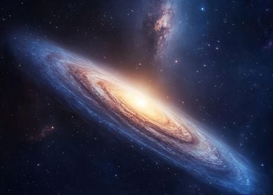 Spiral Galaxy in Space