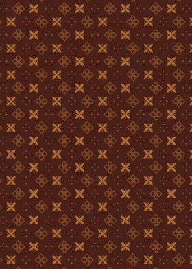 Brown Geometric Pattern