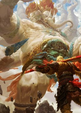 Monkey King vs. Elephant God