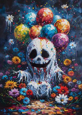 Ghost with Balloons