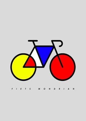 Fiets Mondrian Bicycle Art