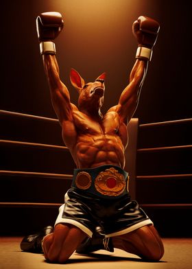 Kangaroo Boxer Champion