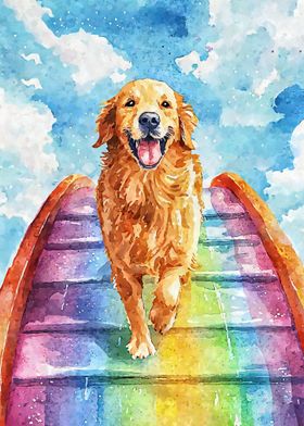 Golden Retriever Rainbow Bridge