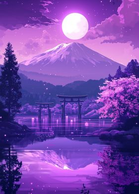 Purple Mountain Night