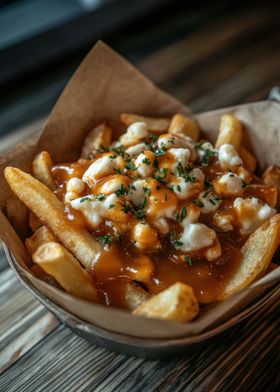 Poutine with Cheese Curds