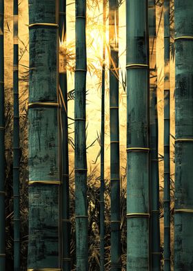 Golden Bamboo Serenity