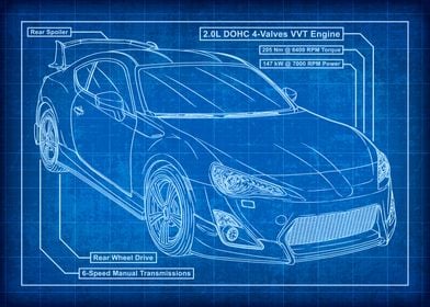 Toyota GR86 Blueprint