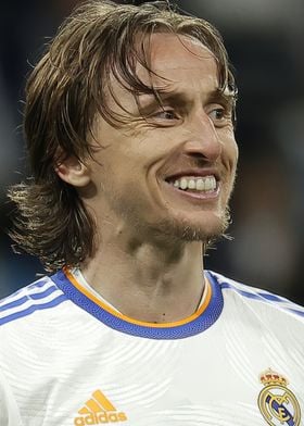 Luka Modric Smiling Portrait