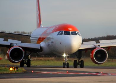 EasyJet Airplane Landing