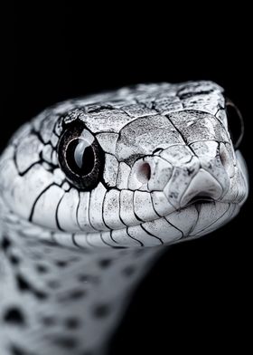 Close-up Snake Portrait