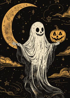 Ghostly Halloween Night