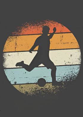 Soccer Player Silhouette