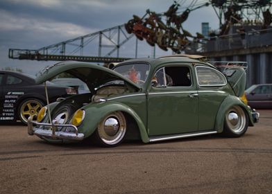 Green Volkswagen Beetle