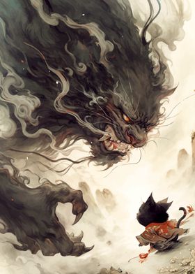 Black Cat vs. Demon