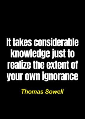 Knowledge and Ignorance Quote