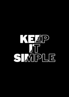 Keep It Simple Typography