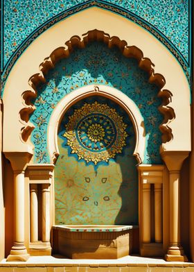 Ornate Archway with Intricate Tilework