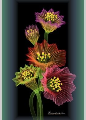 Abstract Floral Art