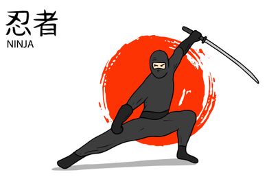 Ninja with Katana