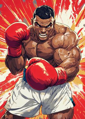 Mike Tyson Anime Style