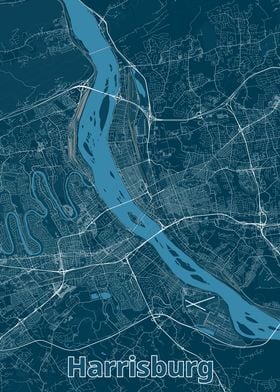 Harrisburg City Map