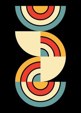 Retro Geometric Art