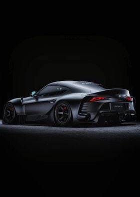 Black Toyota Supra