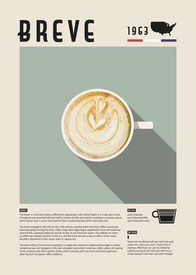 Breve Coffee Poster