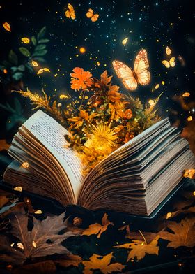 Magical Book Butterflies