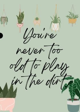 Plant Quote Print