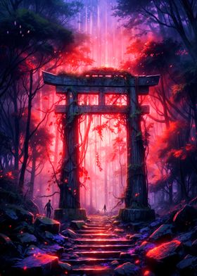 Magical Forest Torii Gate