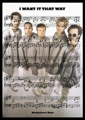 Backstreet Boys - I want it that way Sheet Music