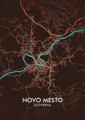 Novo Mesto City Map