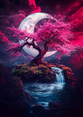 Cherry Blossom Moon