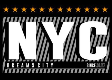 NYC Dream City Graphic