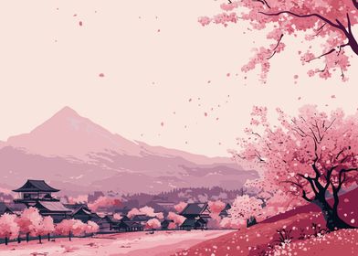 Cherry Blossom Mountain Village