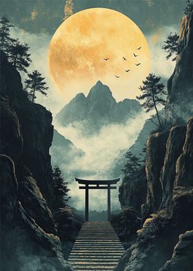 Japanese Mountain Gate