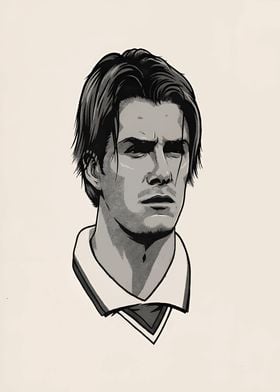 David Beckham Illustration