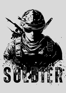 Soldier Illustration