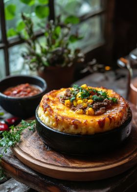 Cheesy Corn and Beef Casserole