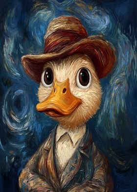 Duck in a Hat