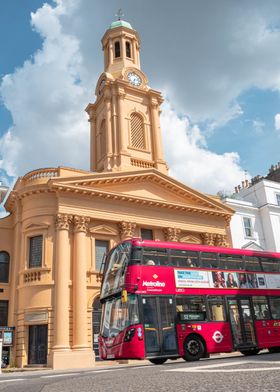 Red Double-Decker Bus in London