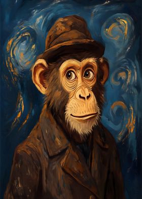 Chimpanzee Portrait