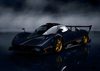 Black Pagani Zonda