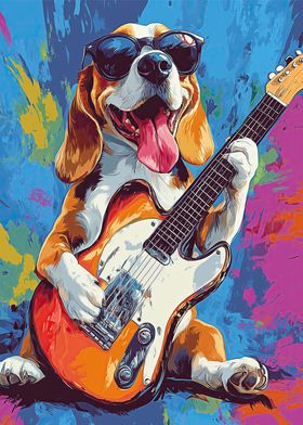 Beagle Guitarist