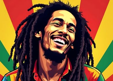 Bob Marley Portrait