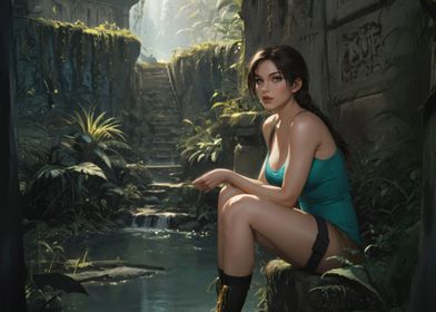 Tomb Raider Jungle Scene