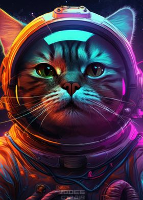 Cosmic Cat Feline Voyager